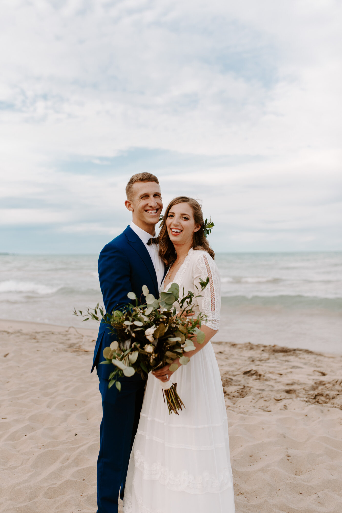 Chicago Wedding Photographer - Lake Michigan Wedding Photos-123.jpg