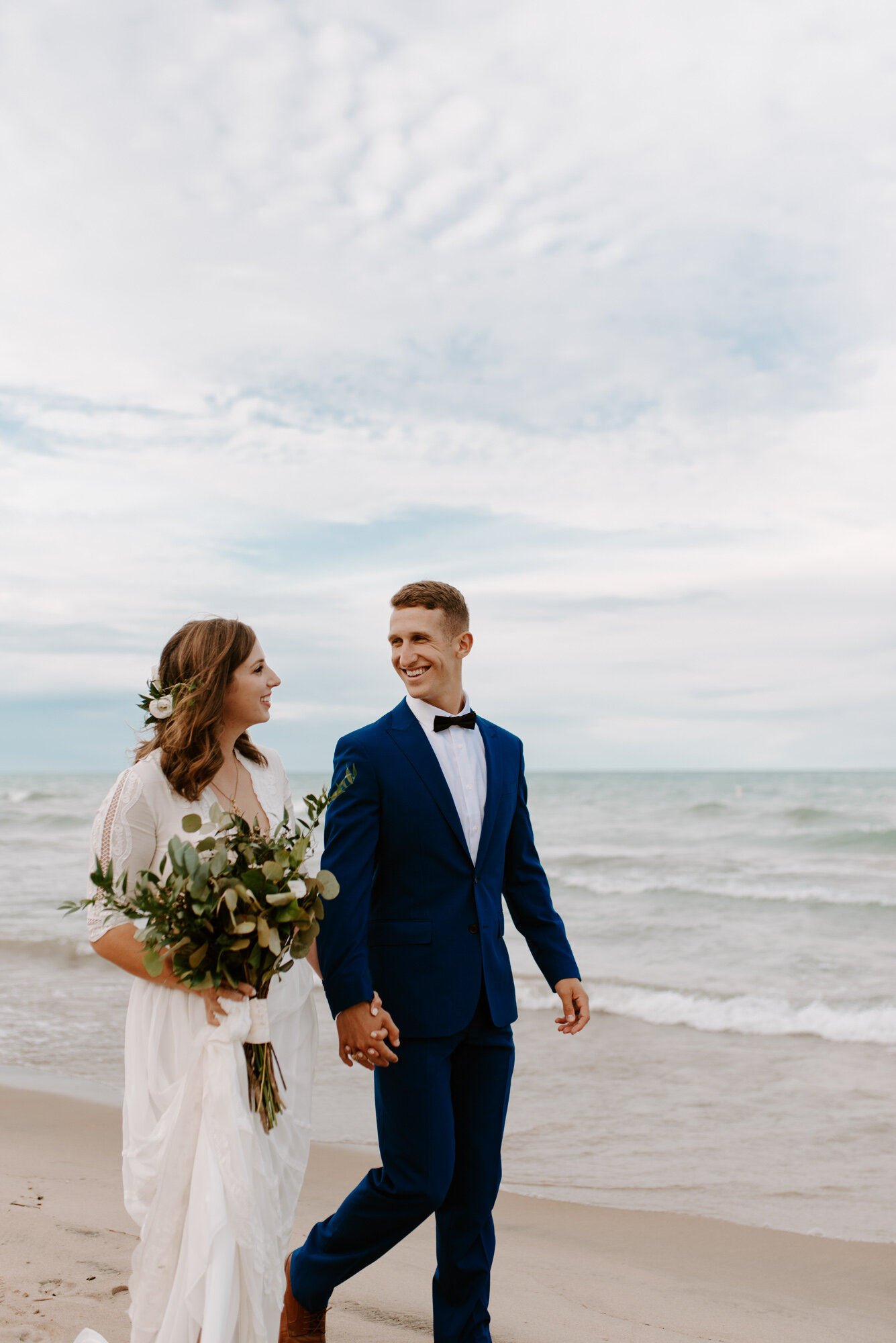 Chicago Wedding Photographer - Lake Michigan Wedding Photos-129.jpg