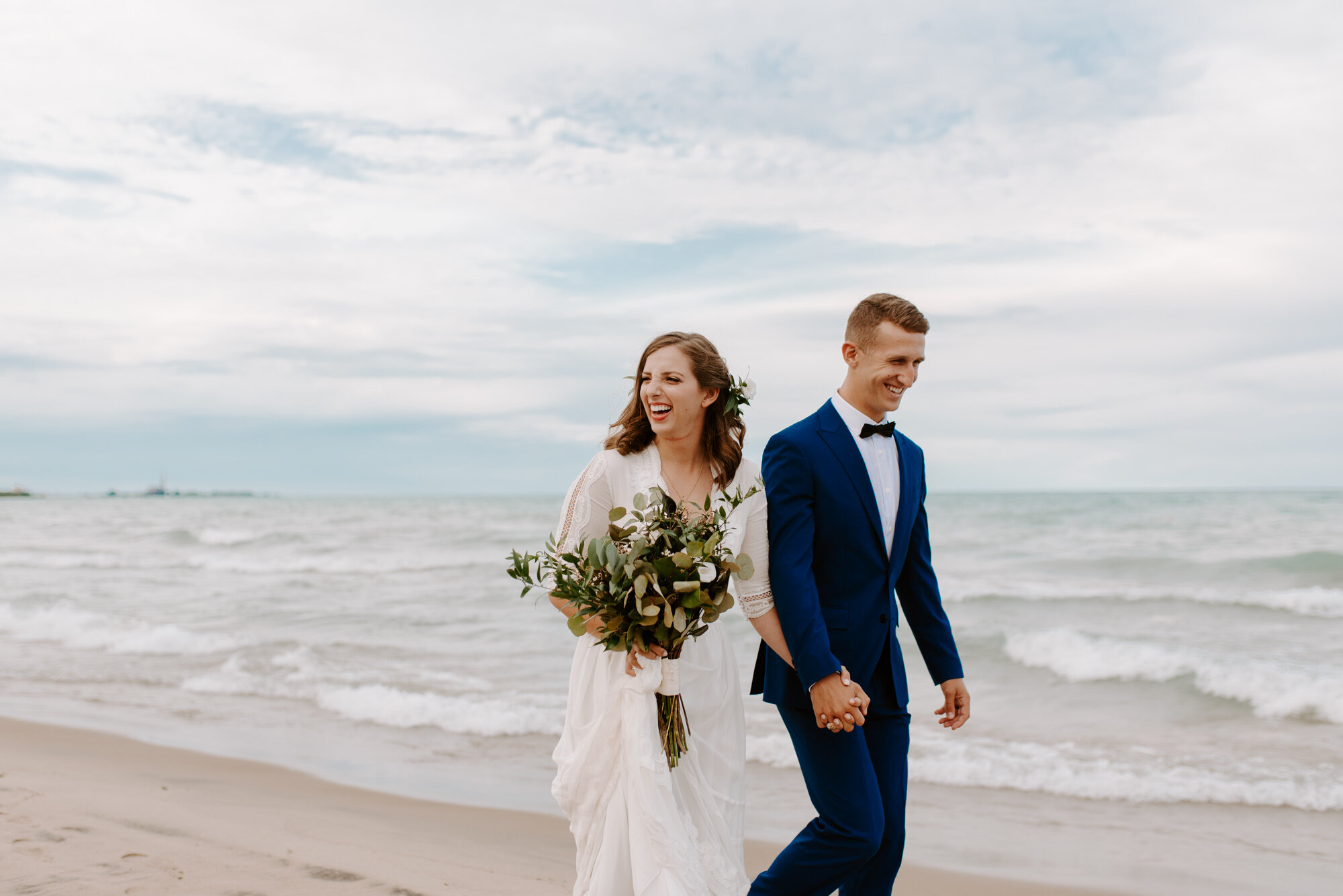 Chicago Wedding Photographer - Lake Michigan Wedding Photos-133.jpg