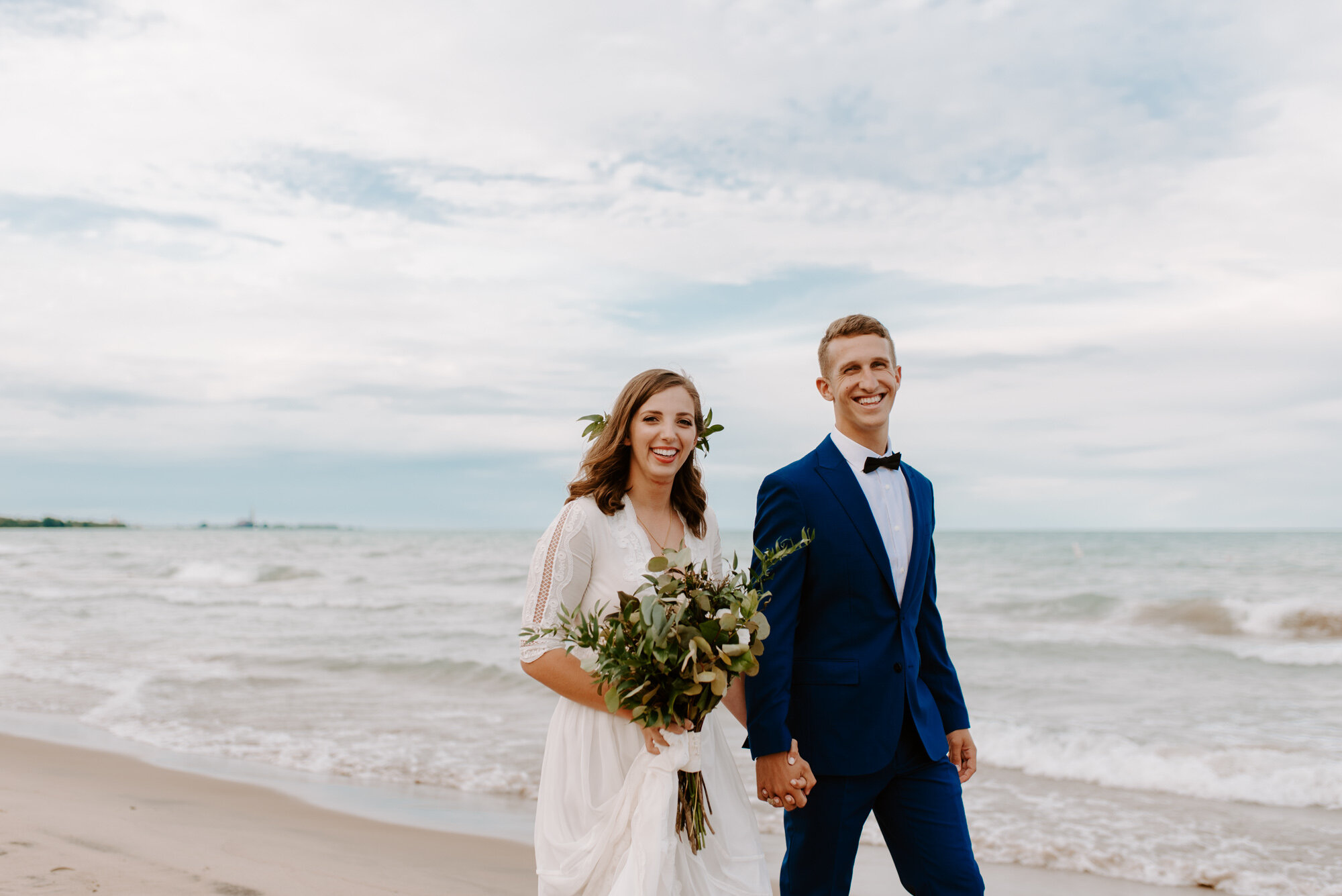 Chicago Wedding Photographer - Lake Michigan Wedding Photos-135.jpg