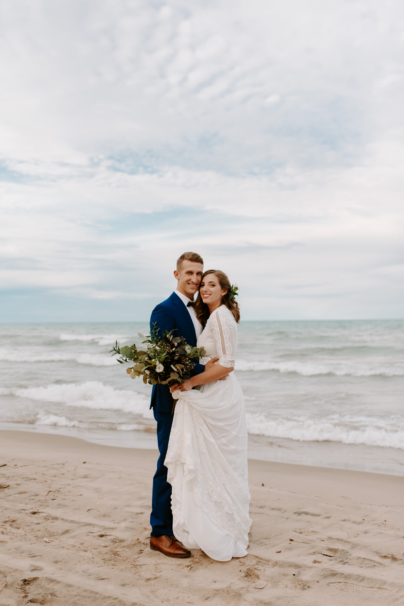 Chicago Wedding Photographer - Lake Michigan Wedding Photos-152.jpg