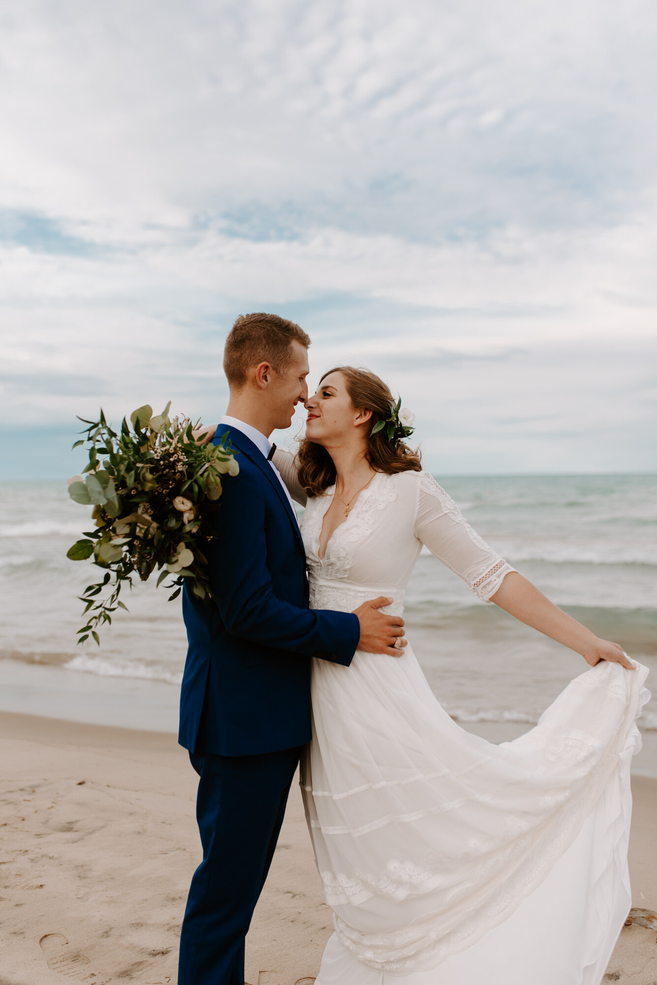 Chicago Wedding Photographer - Lake Michigan Wedding Photos-162.jpg