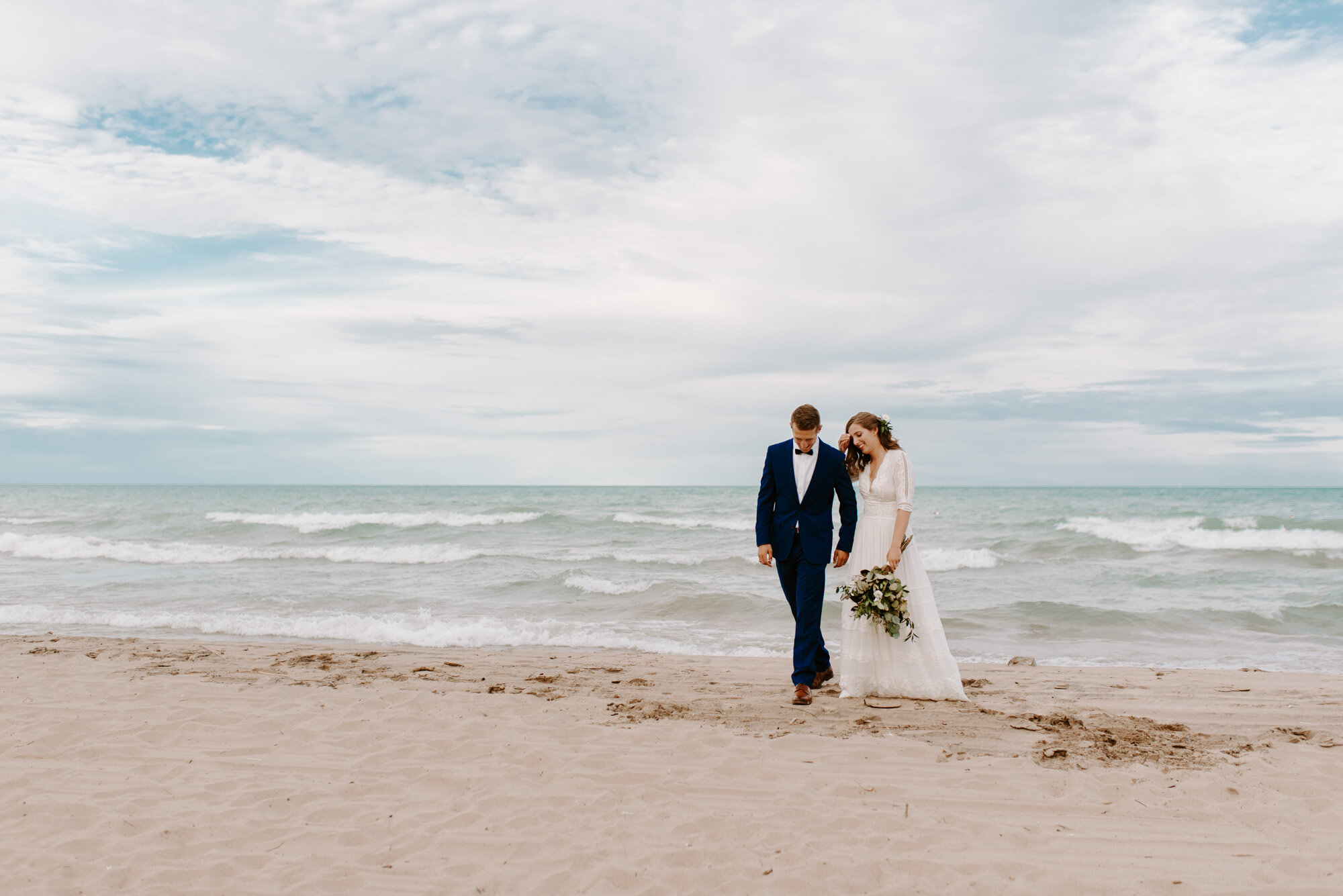 Chicago Wedding Photographer - Lake Michigan Wedding Photos-169.jpg